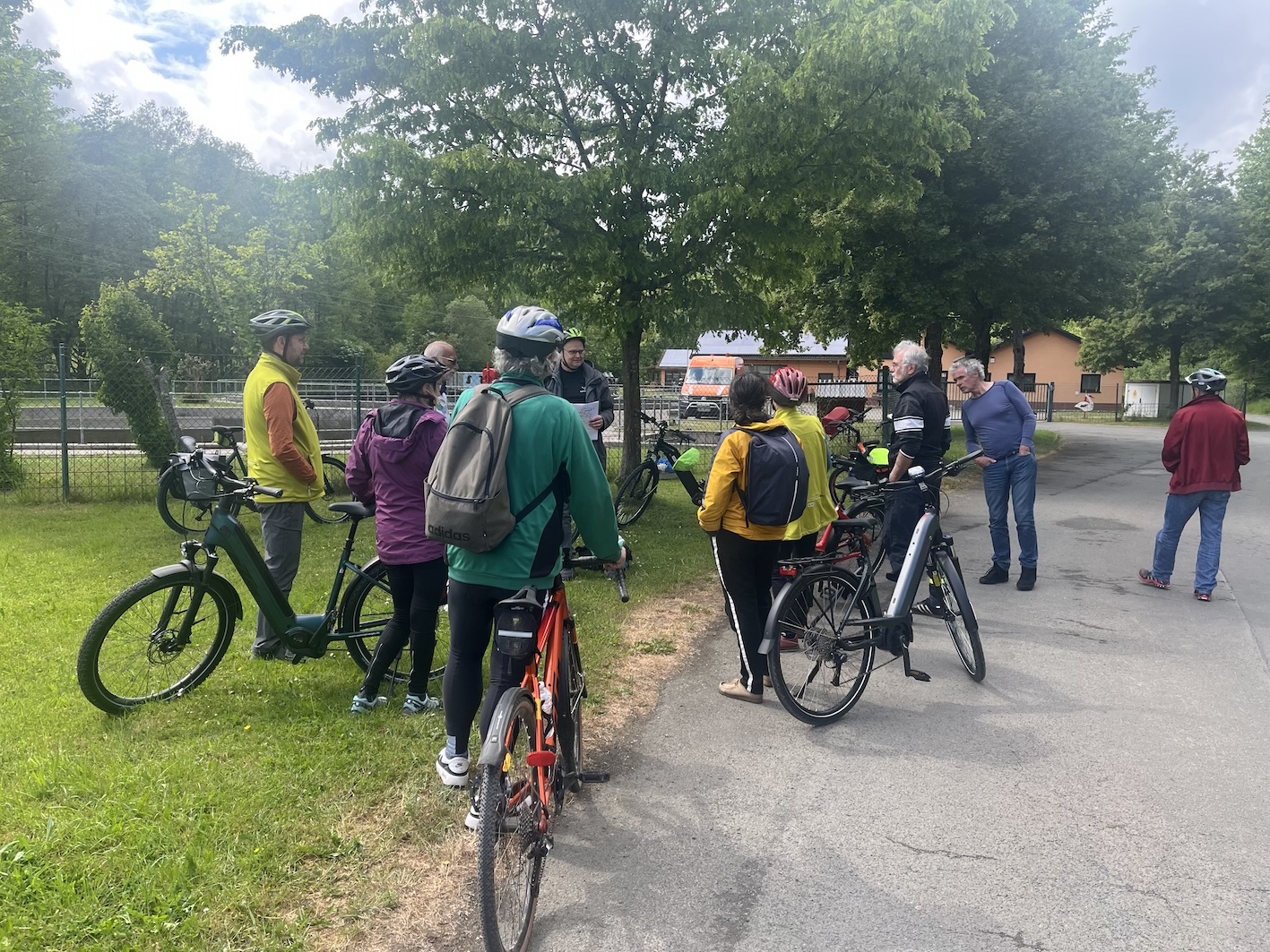 Bei der Radtour zur STBgibt es einen kleiner Vortrag.